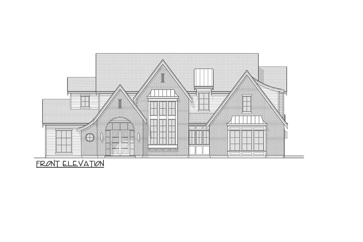 Plan 270131AF: European Inspired French Country House Plan with Four Bedrooms - Image #5 - European, French Country, Transitional