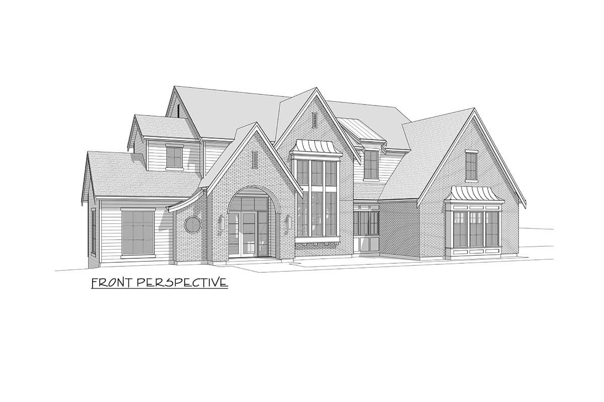 Plan 270131AF: European Inspired French Country House Plan with Four Bedrooms - Image #9 - European, French Country, Transitional