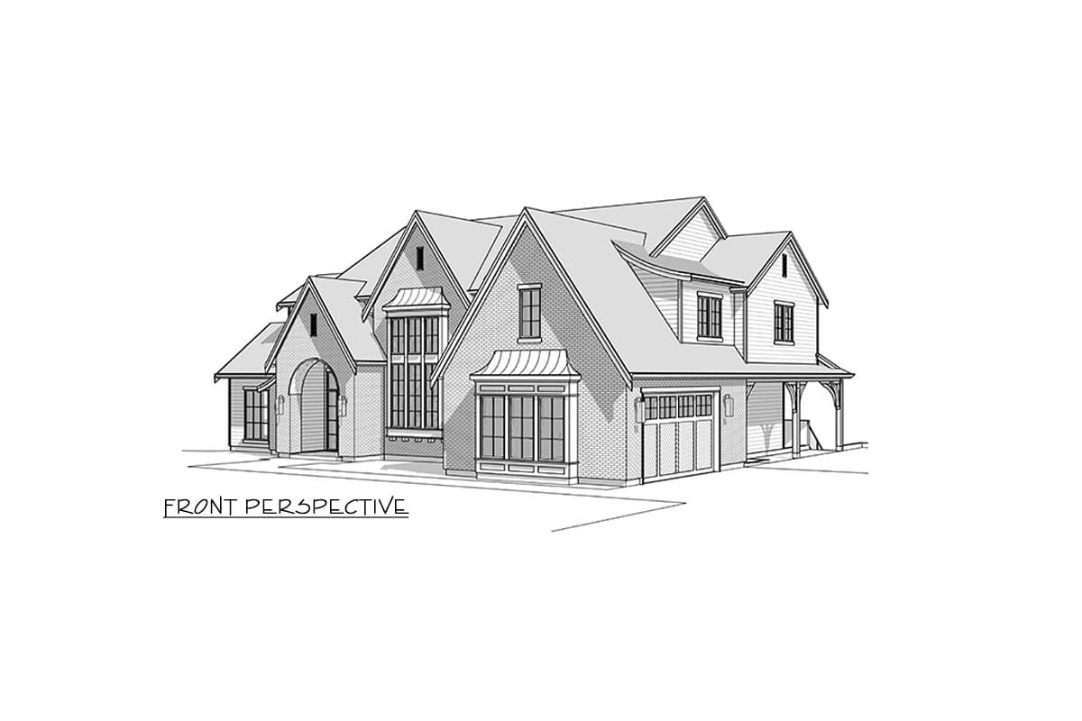 Plan 270131AF: European Inspired French Country House Plan with Four Bedrooms - Image #10 - European, French Country, Transitional