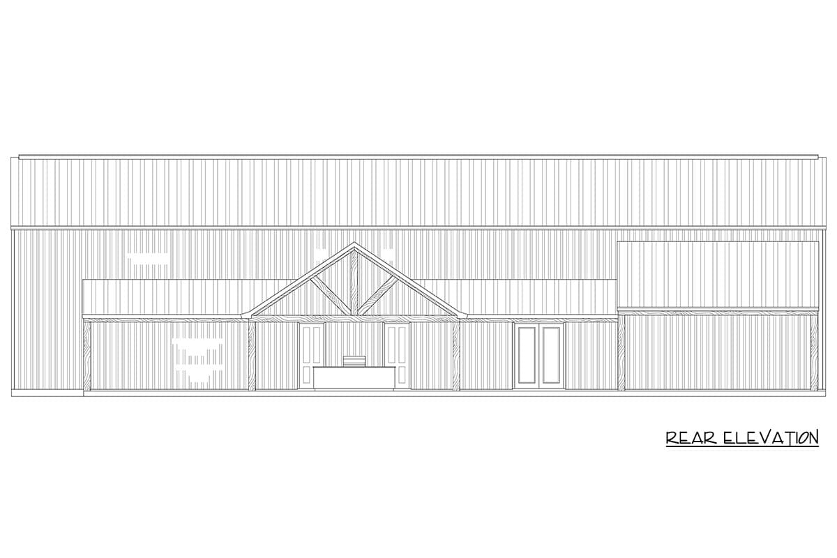 Plan 170022ADS: Spacious Three Bedroom Barndominium House Plan with Massive Workshop Space - Image #5 - Barndominium, Modern Farmhouse
