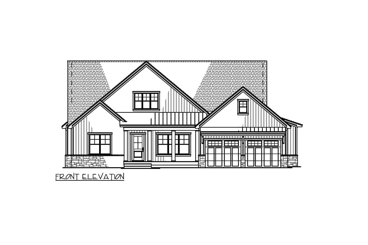 Plan 70971MK: Charming Farmhouse House Plan with 3 Bedrooms and 2005 Square Feet - Image #2 - Country, Craftsman, Farmhouse
