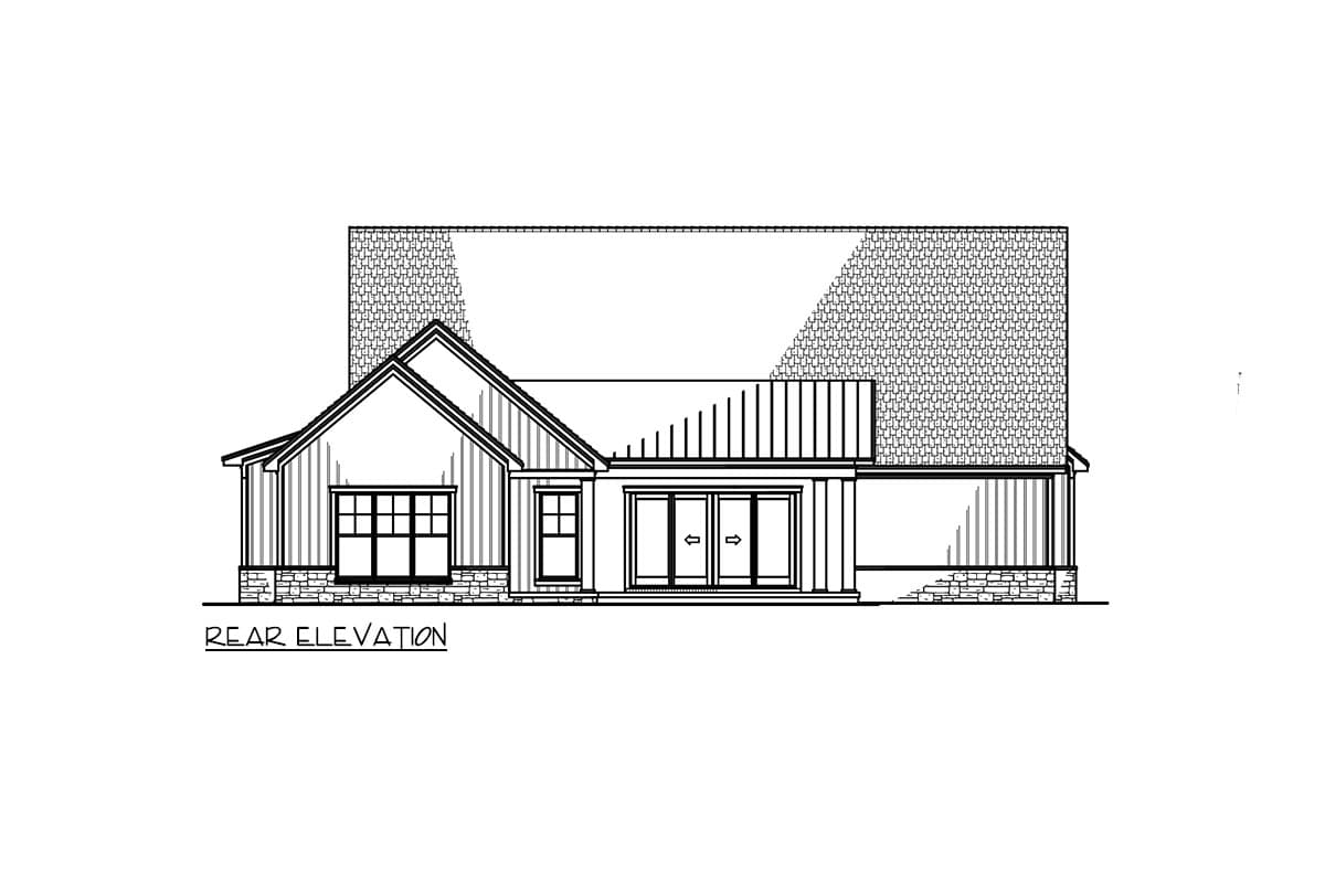 Plan 70971MK: Charming Farmhouse House Plan with 3 Bedrooms and 2005 Square Feet - Image #4 - Country, Craftsman, Farmhouse