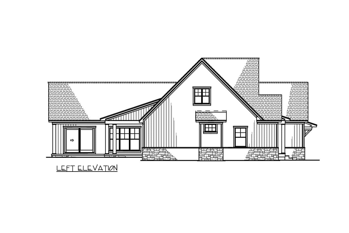 Plan 70971MK: Charming Farmhouse House Plan with 3 Bedrooms and 2005 Square Feet - Image #3 - Country, Craftsman, Farmhouse