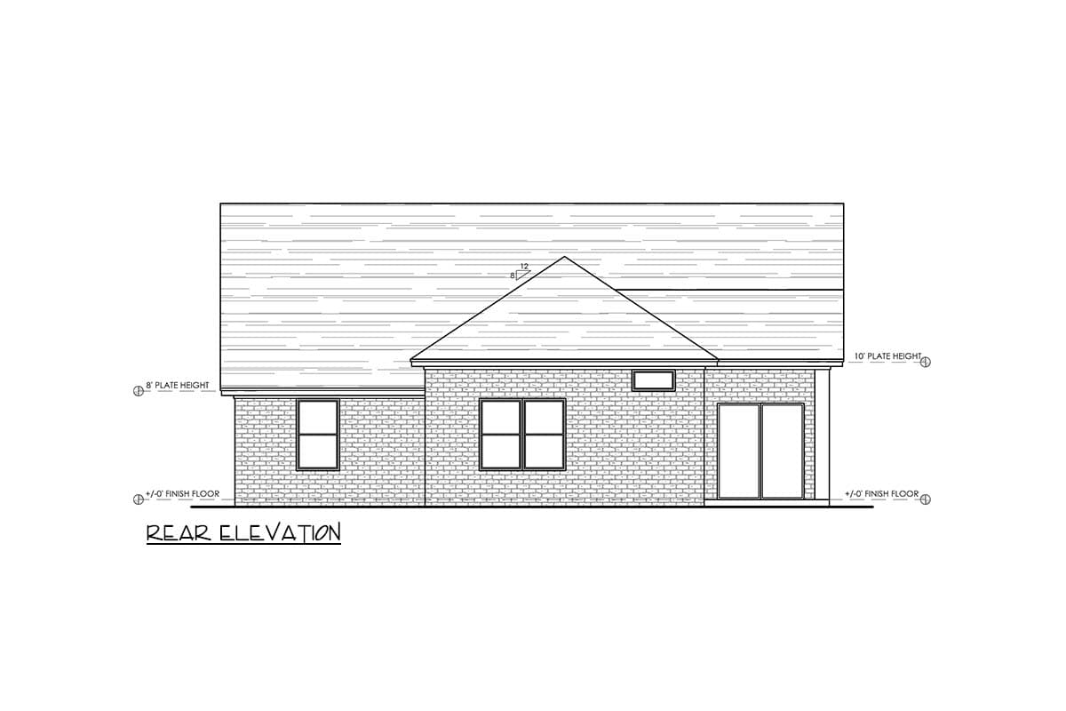 Plan 880010HLN: Craftsman House Plan with 3 Bedrooms and Open Layout - Image #3 - Craftsman, New American