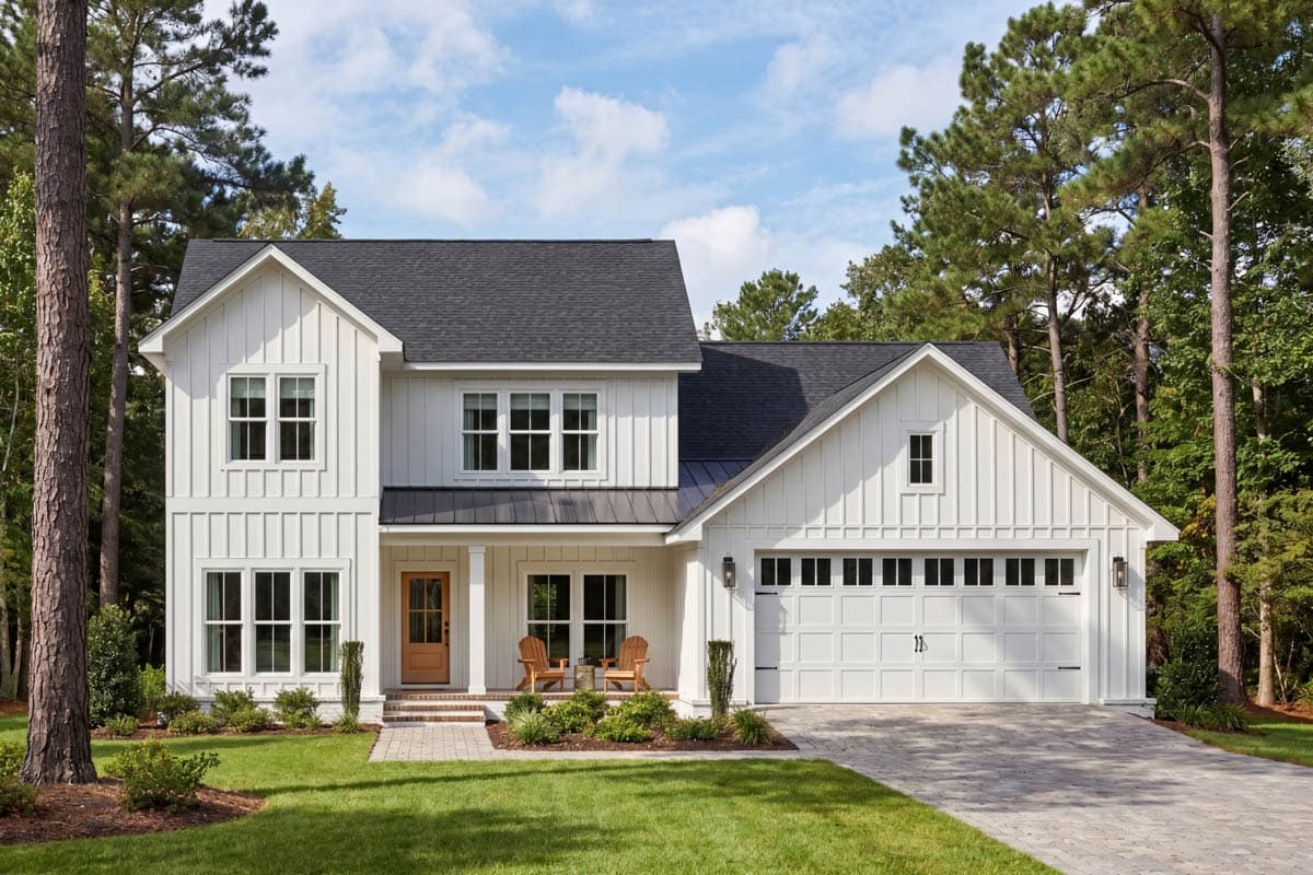 Plan 52046HZ: Traditional Farmhouse House Plan with 3 or 4 Bedrooms and Main Level Suite - Image #6 - Country, Modern Farmhouse, Traditional