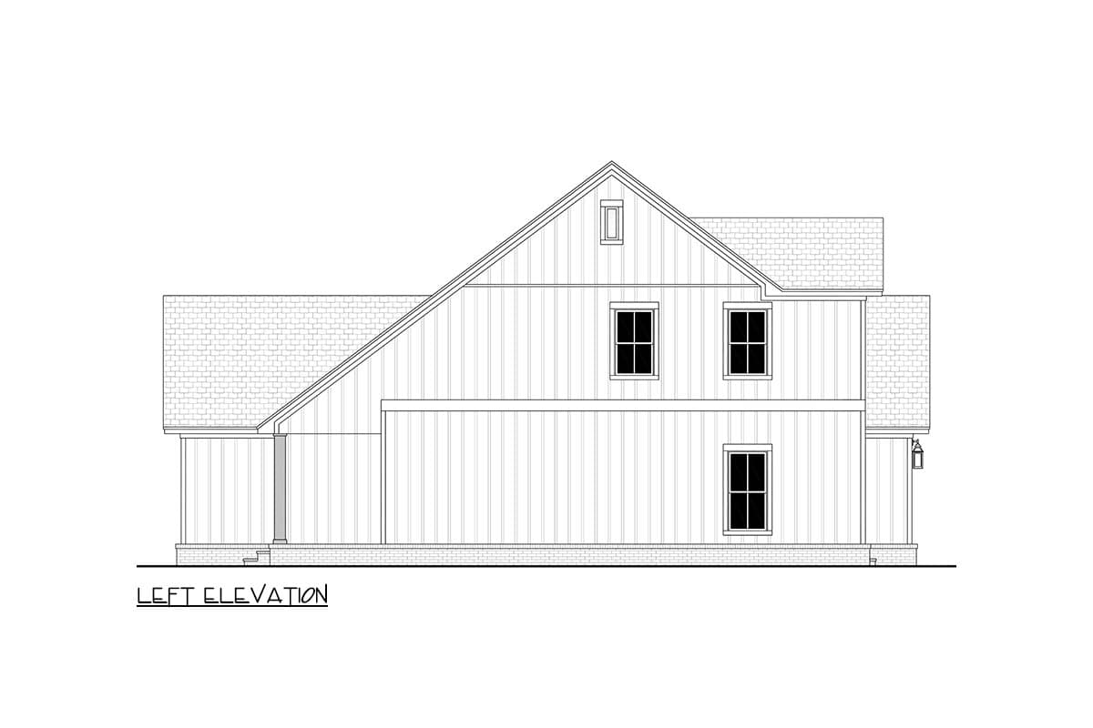 Plan 52046HZ: Traditional Farmhouse House Plan with 3 or 4 Bedrooms and Main Level Suite - Image #8 - Country, Modern Farmhouse, Traditional