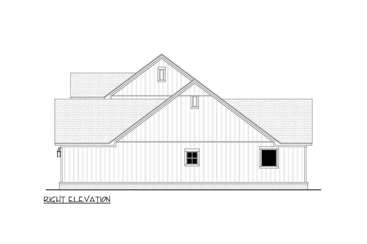 Plan 52046HZ: Traditional Farmhouse House Plan with 3 or 4 Bedrooms and Main Level Suite - Image #11 - Country, Modern Farmhouse, Traditional