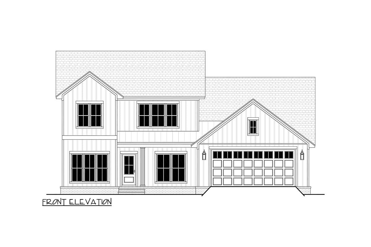 Plan 52046HZ: Traditional Farmhouse House Plan with 3 or 4 Bedrooms and Main Level Suite - Image #12 - Country, Modern Farmhouse, Traditional