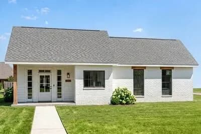 Charming One Bedroom Cottage House Plan with Open Living Concept