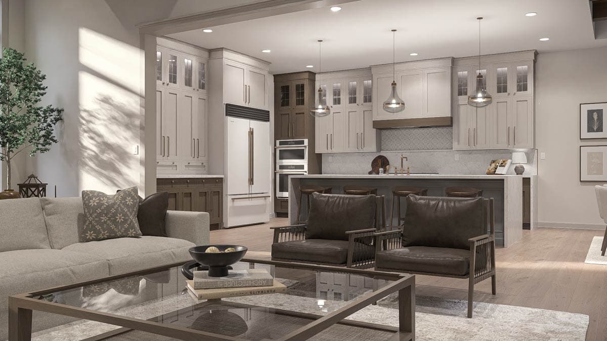 Plan 623650DJ: Modern Transitional House Plan with Three Bedrooms and Expansive Finished Potential - Image #13 - Modern, Transitional