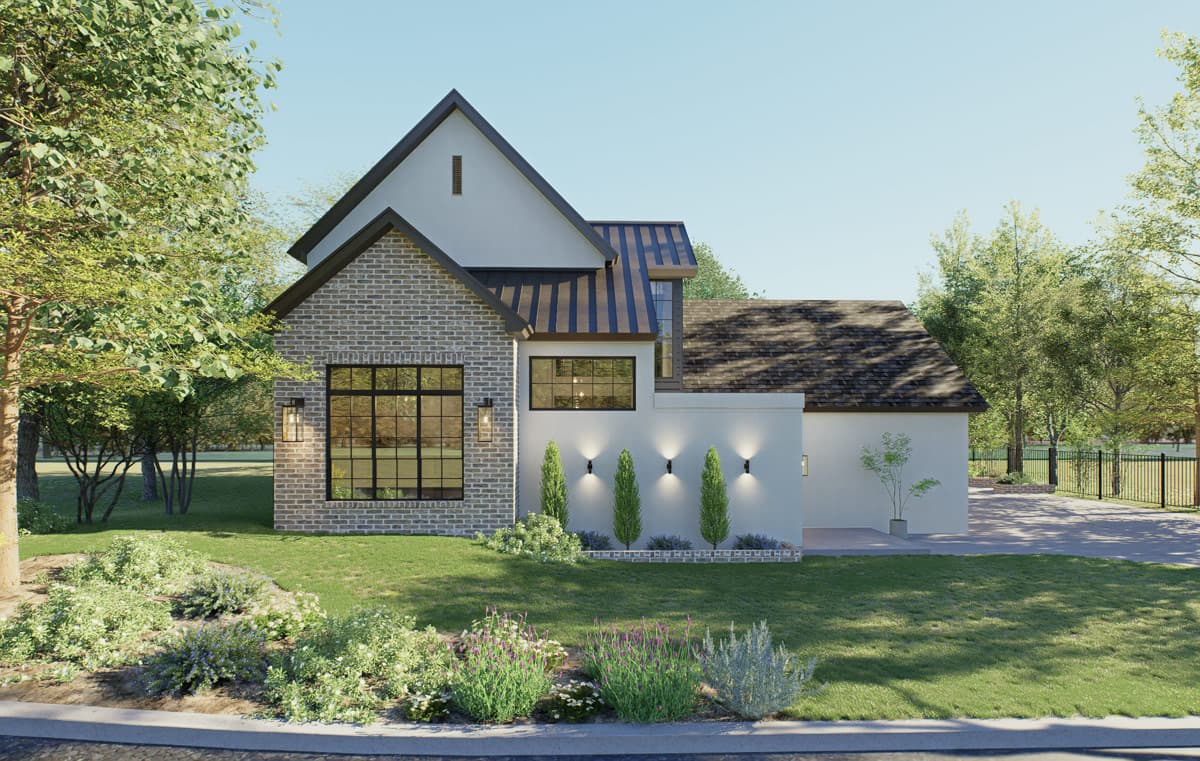 Plan 302017PSK: European Cottage House Plan with Four Bedrooms and Attached Garage - Image #3 - A-Frame, Cottage, European