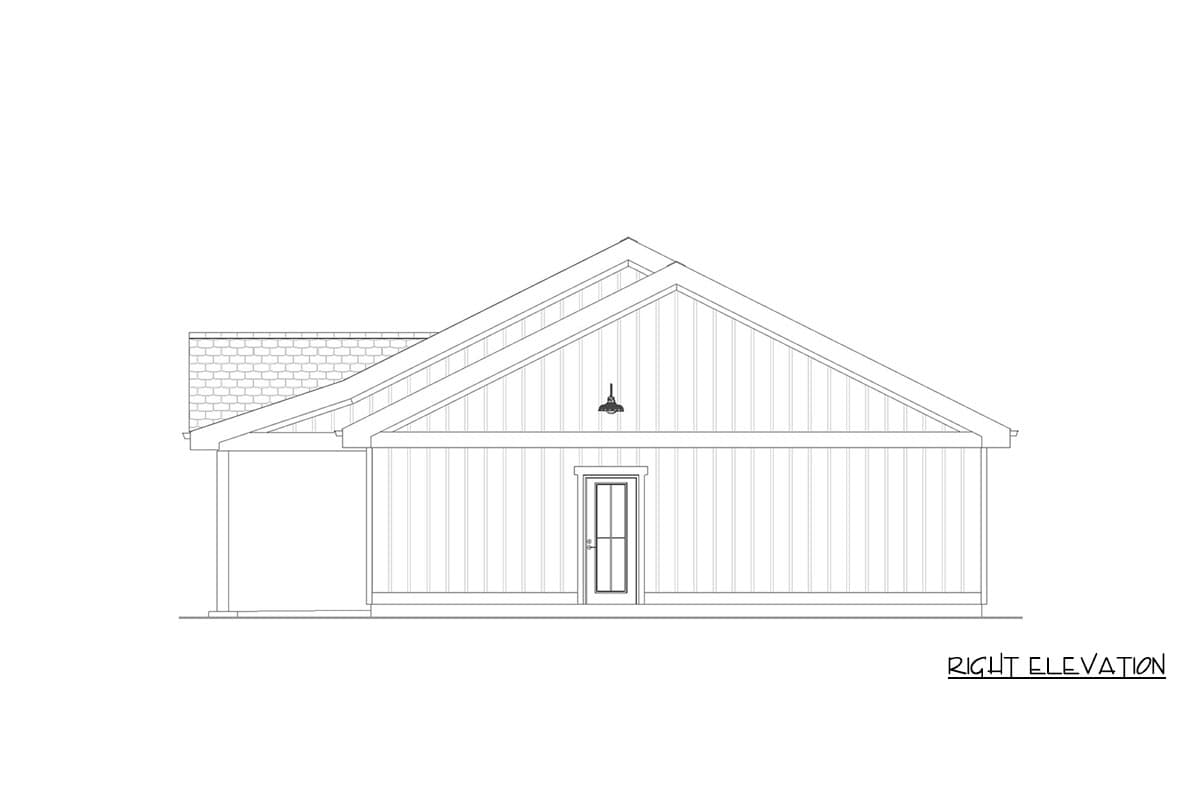 Plan 67853MG: Modern Farmhouse House Plan with Three Bedrooms and Expansive Front Porch - Image #34 - Country, Craftsman, Farmhouse, Modern Farmhouse, Ranch