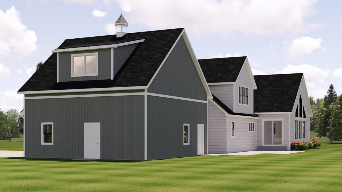 Plan 135430GRA: Modern Farmhouse House Plan with Two Master Suites and Bonus Room - Image #7 - Country, Farmhouse, Modern Farmhouse, New American