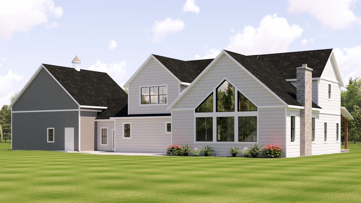 Plan 135430GRA: Modern Farmhouse House Plan with Two Master Suites and Bonus Room - Image #9 - Country, Farmhouse, Modern Farmhouse, New American