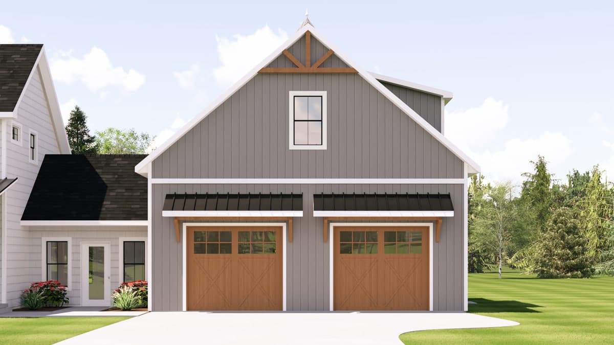 Plan 135430GRA: Modern Farmhouse House Plan with Two Master Suites and Bonus Room - Image #6 - Country, Farmhouse, Modern Farmhouse, New American