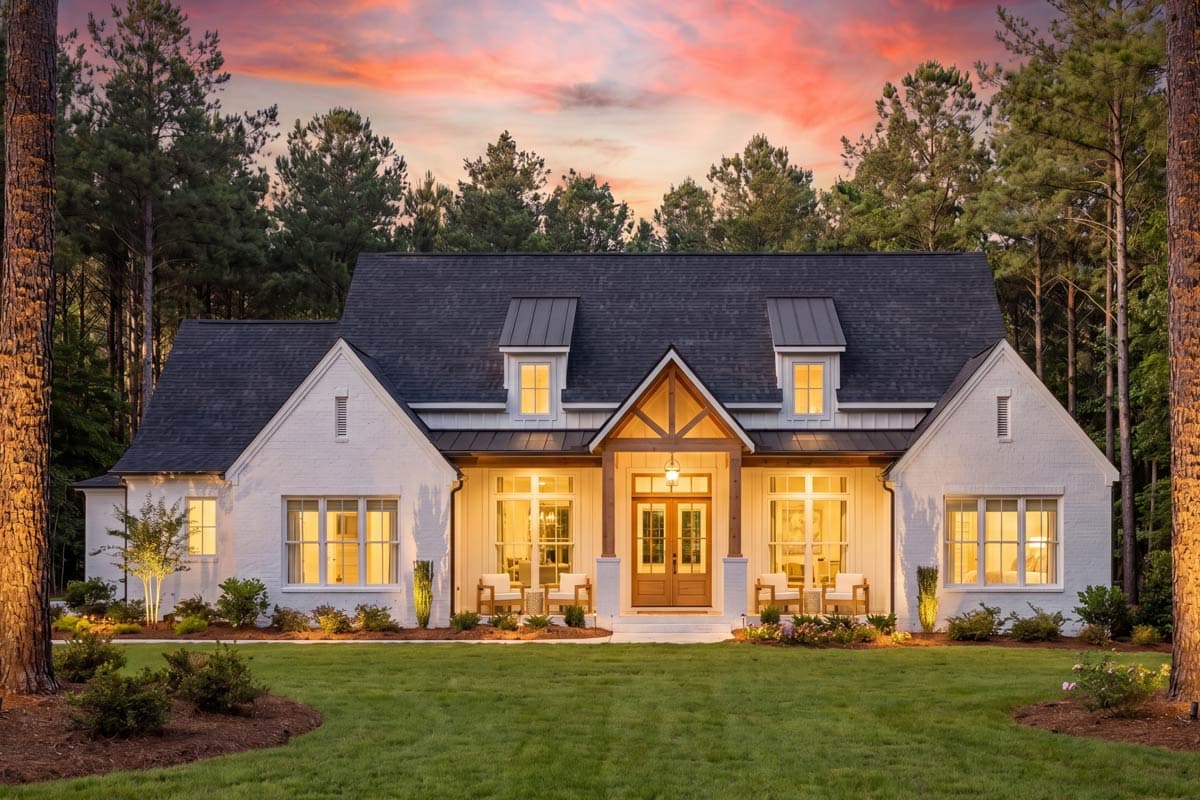 Plan 52047HZ: Modern Farmhouse House Plan Featuring 3 Bedrooms and 2679 Square Feet - Image #4 - Country, Modern Farmhouse, Southern