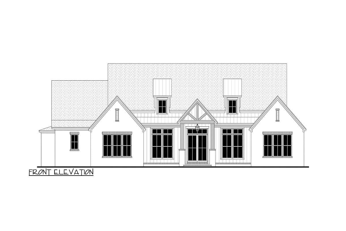 Plan 52047HZ: Modern Farmhouse House Plan Featuring 3 Bedrooms and 2679 Square Feet - Image #10 - Country, Modern Farmhouse, Southern