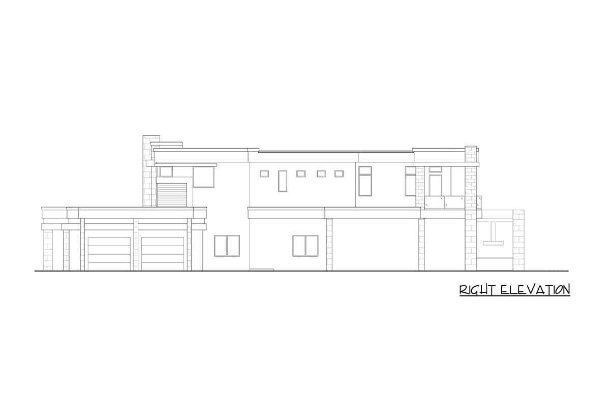 Plan 65760BS: Luxury Coastal Modern House Plan with 6 Bedrooms and Elevator - Image #5 - Coastal, Contemporary, Florida-Style, Modern
