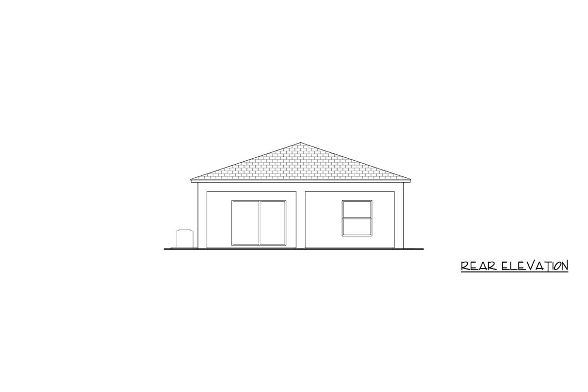 Plan 65763BS: Contemporary Florida Style House Plan with Three Bedrooms and Den - Image #3 - Contemporary, Florida-Style