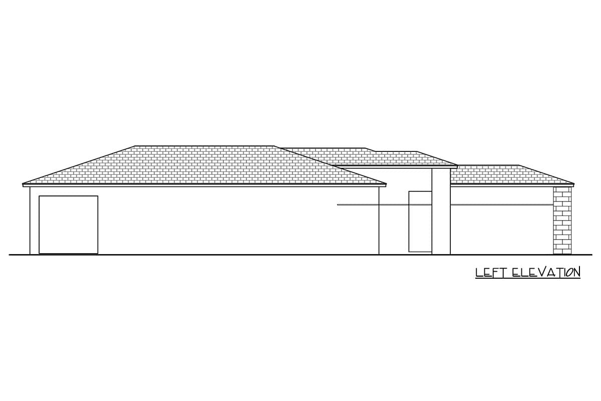 Plan 65763BS: Contemporary Florida Style House Plan with Three Bedrooms and Den - Image #2 - Contemporary, Florida-Style