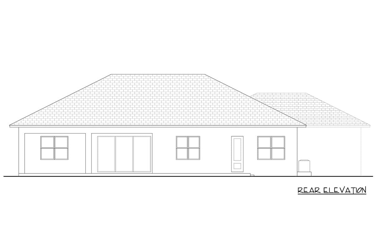 Plan 65768BS: Coastal Florida Style House Plan with Three Bedrooms and Study - Image #3 - Coastal, Contemporary, Florida-Style, Modern