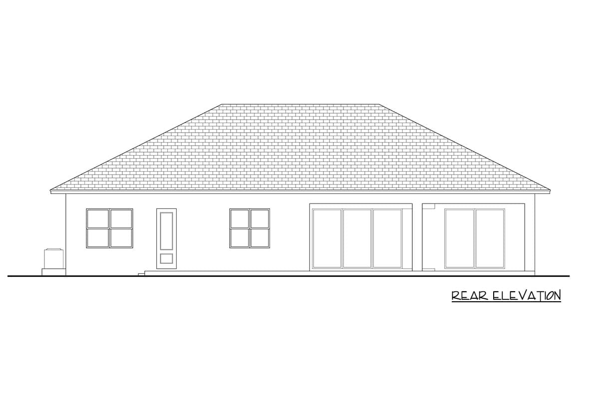 Plan 65769BS: Contemporary Florida-Style House Plan with 3 Bedrooms and Open Layout - Image #4 - Coastal, Contemporary, Florida-Style, Modern