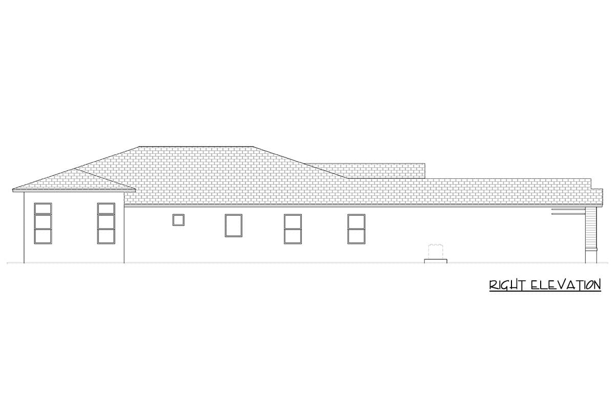 Plan 65770BS: Coastal Modern House Plan with 3 Bedrooms and 3-Car Garage - Image #5 - Coastal, Contemporary, Florida-Style, Modern