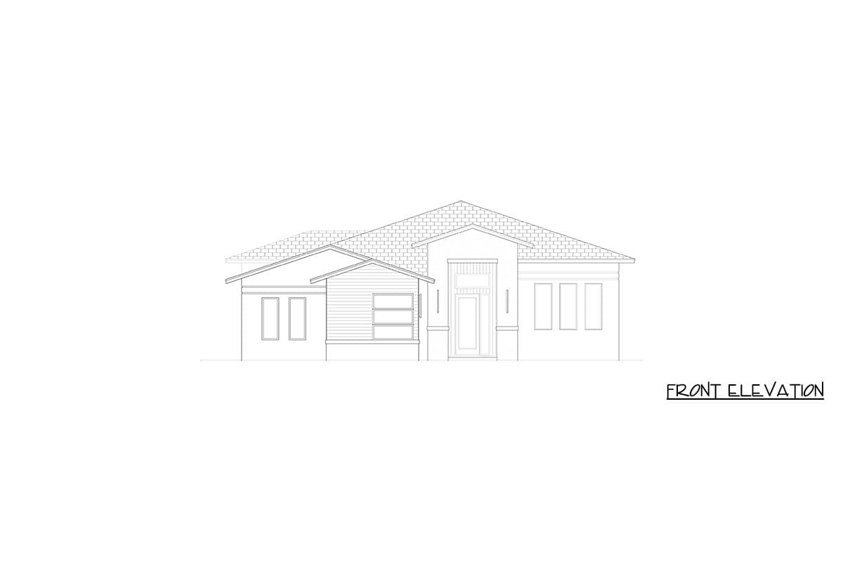 Plan 65770BS: Coastal Modern House Plan with 3 Bedrooms and 3-Car Garage - Image #2 - Coastal, Contemporary, Florida-Style, Modern