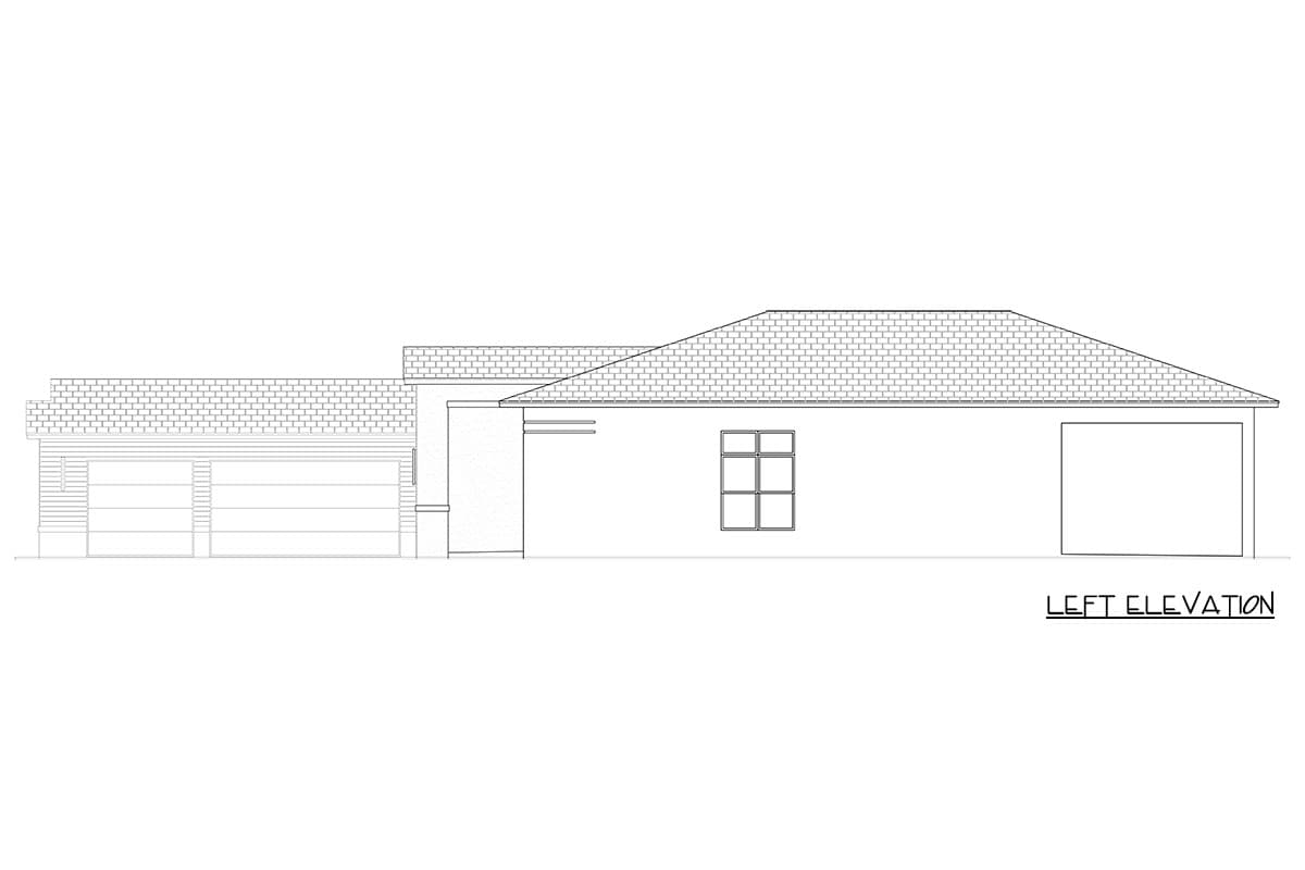 Plan 65770BS: Coastal Modern House Plan with 3 Bedrooms and 3-Car Garage - Image #3 - Coastal, Contemporary, Florida-Style, Modern