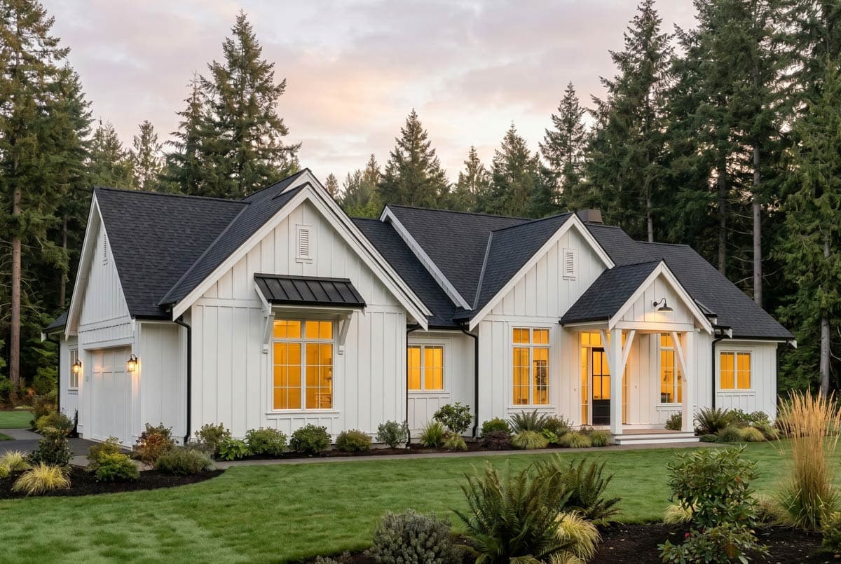 Plan 270132AF: Farmhouse House Plan with 3 Bedrooms and Vaulted Ceilings - Image #2 - Country, Farmhouse, Ranch, Traditional