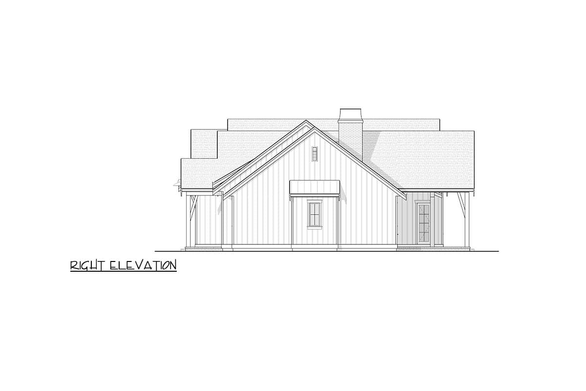 Plan 270132AF: Farmhouse House Plan with 3 Bedrooms and Vaulted Ceilings - Image #9 - Country, Farmhouse, Ranch, Traditional
