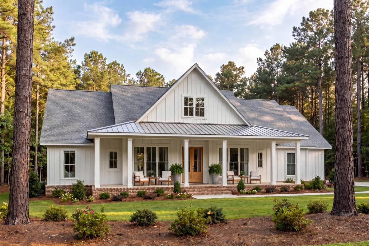 Plan 52048HZ: Charming Southern Farmhouse House Plan with 4 Bedrooms and Expansive Porches - Image #9 - Country, Farmhouse, Southern