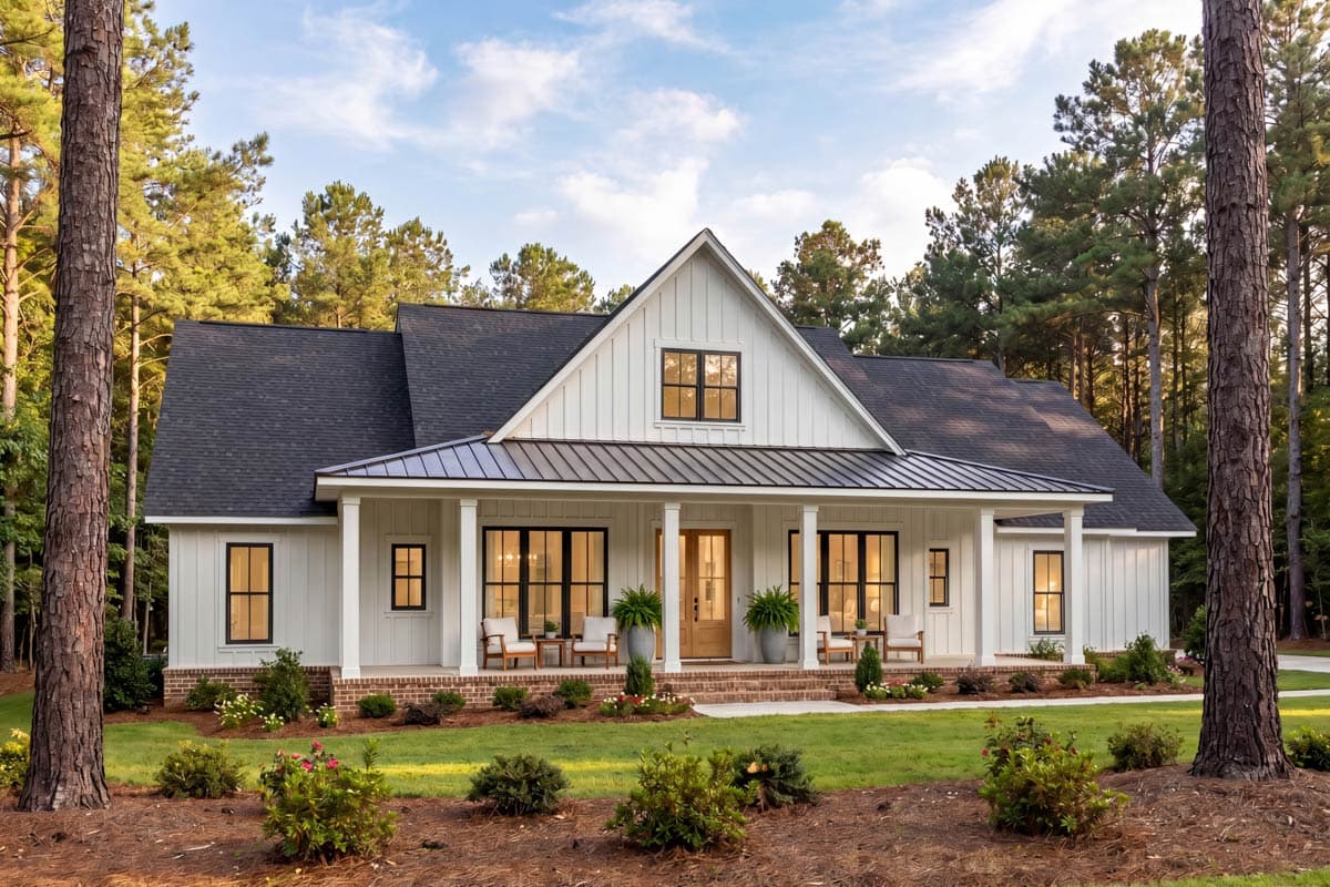 Plan 52048HZ: Charming Southern Farmhouse House Plan with 4 Bedrooms and Expansive Porches - Image #4 - Country, Farmhouse, Southern