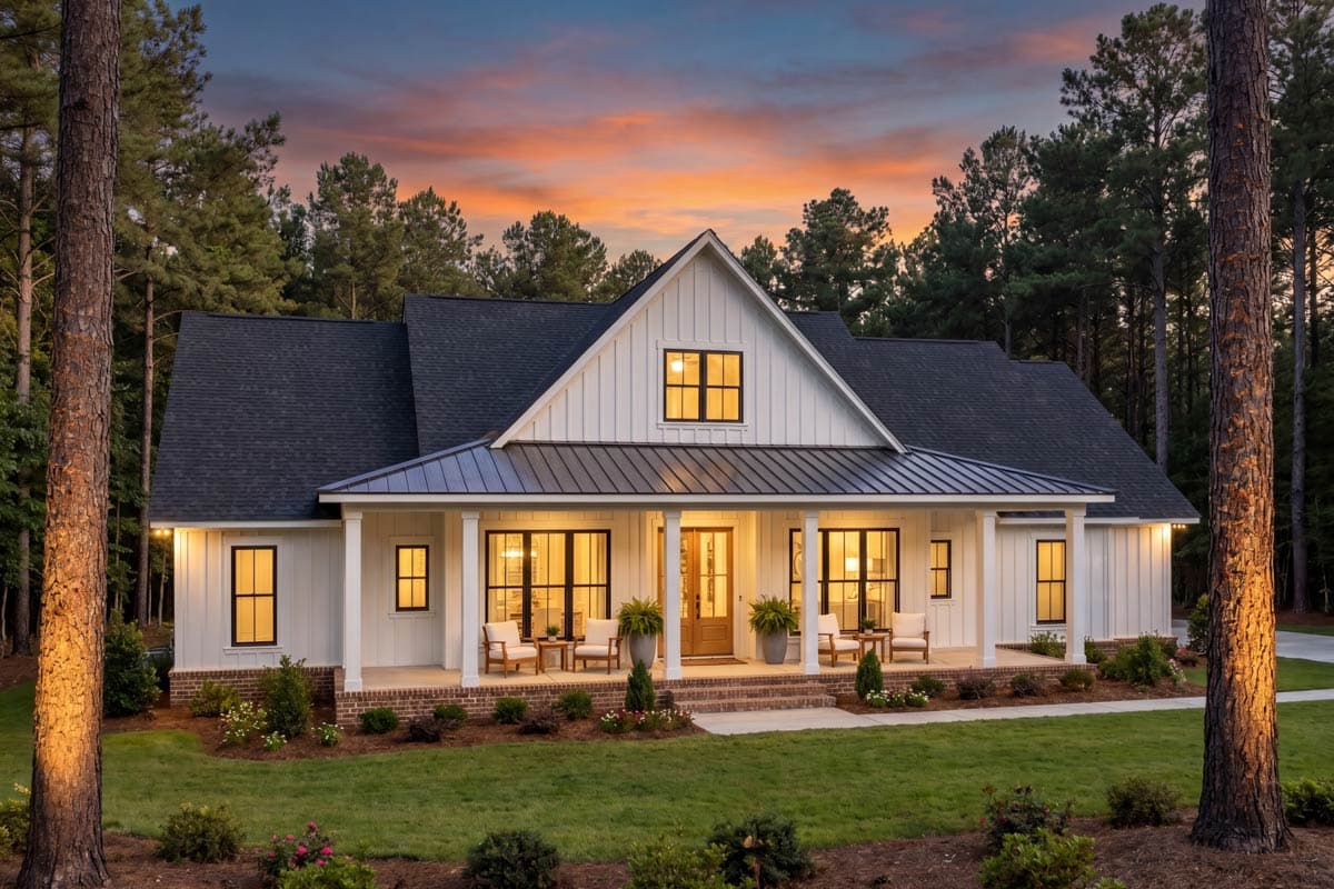 Plan 52048HZ: Charming Southern Farmhouse House Plan with 4 Bedrooms and Expansive Porches - Image #8 - Country, Farmhouse, Southern