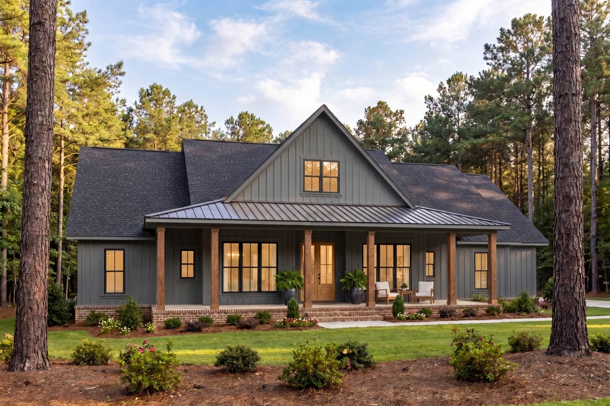 Plan 52048HZ: Charming Southern Farmhouse House Plan with 4 Bedrooms and Expansive Porches - Image #6 - Country, Farmhouse, Southern