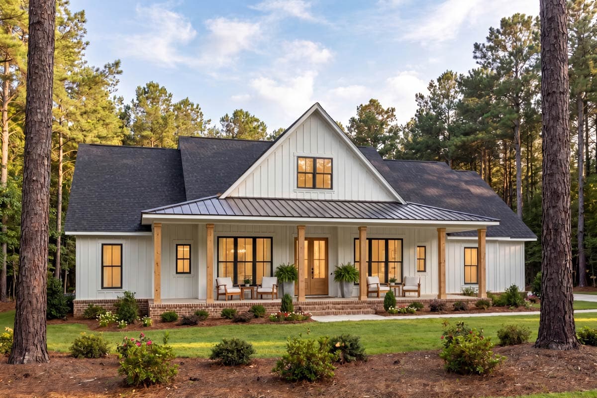 Plan 52048HZ: Charming Southern Farmhouse House Plan with 4 Bedrooms and Expansive Porches - Image #5 - Country, Farmhouse, Southern