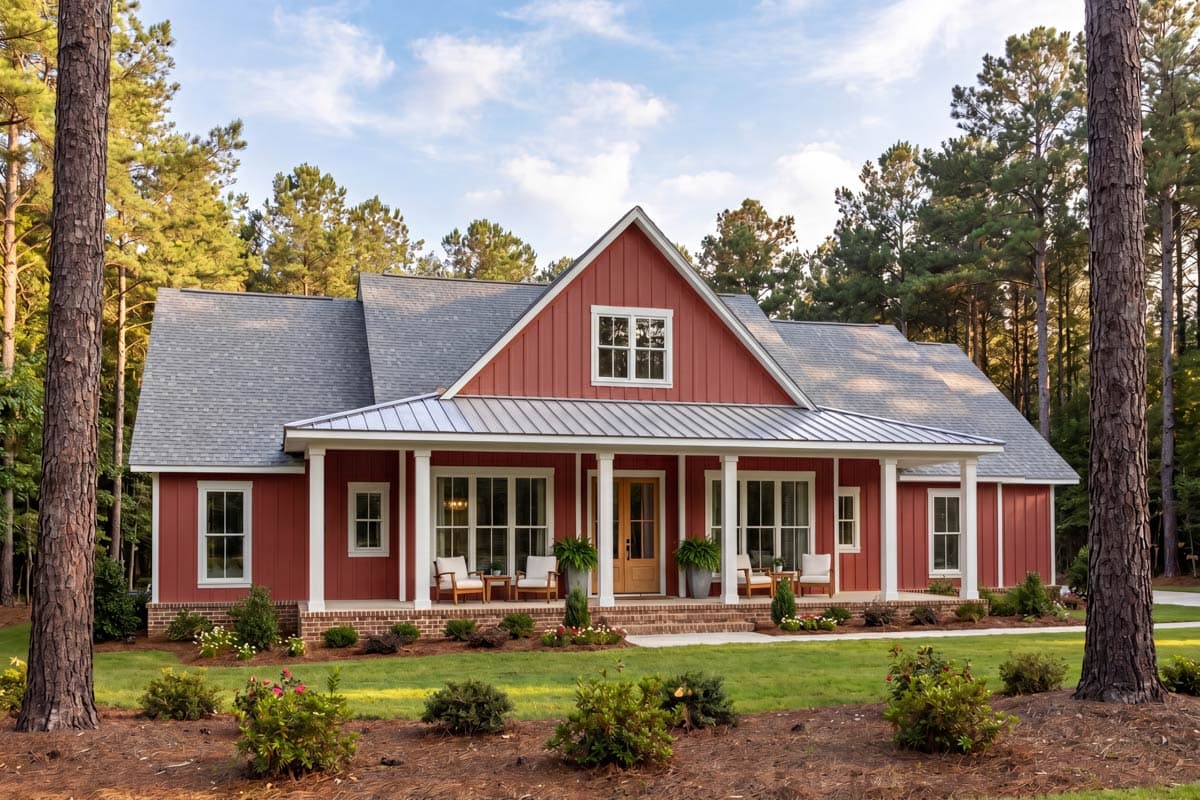 Plan 52048HZ: Charming Southern Farmhouse House Plan with 4 Bedrooms and Expansive Porches - Image #10 - Country, Farmhouse, Southern
