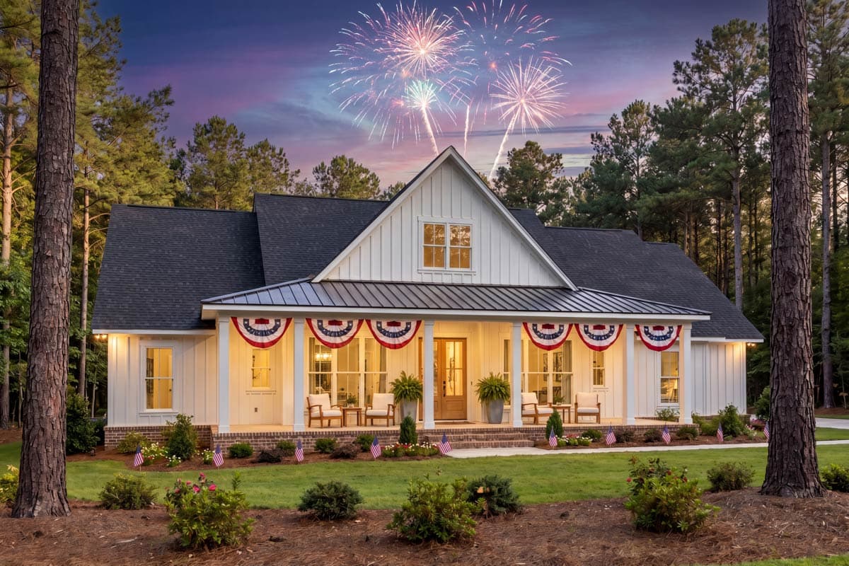 Plan 52048HZ: Charming Southern Farmhouse House Plan with 4 Bedrooms and Expansive Porches - Image #12 - Country, Farmhouse, Southern