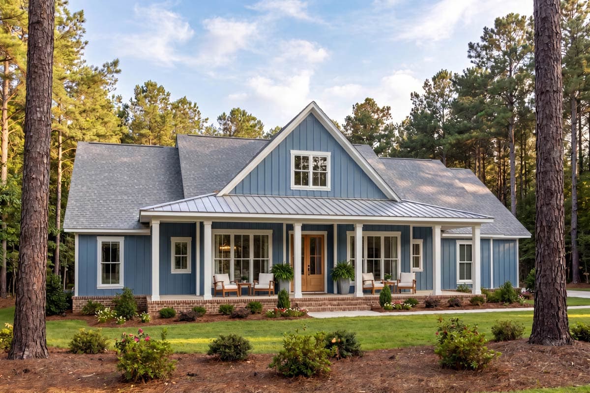 Plan 52048HZ: Charming Southern Farmhouse House Plan with 4 Bedrooms and Expansive Porches - Image #11 - Country, Farmhouse, Southern