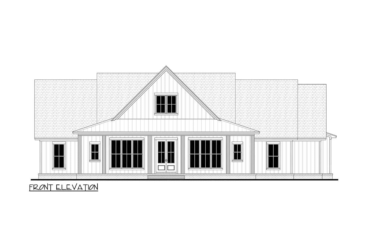 Plan 52048HZ: Charming Southern Farmhouse House Plan with 4 Bedrooms and Expansive Porches - Image #14 - Country, Farmhouse, Southern