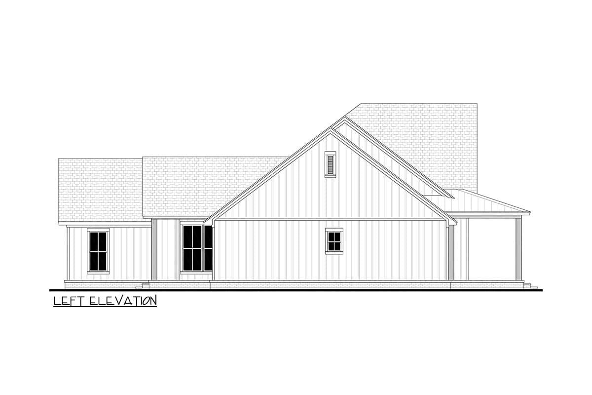 Plan 52048HZ: Charming Southern Farmhouse House Plan with 4 Bedrooms and Expansive Porches - Image #15 - Country, Farmhouse, Southern