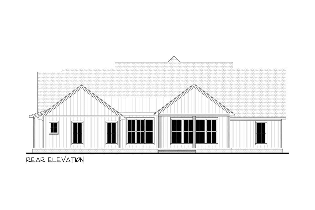 Plan 52048HZ: Charming Southern Farmhouse House Plan with 4 Bedrooms and Expansive Porches - Image #16 - Country, Farmhouse, Southern