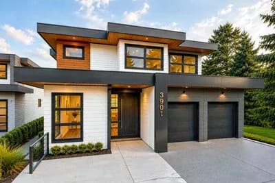 Contemporary Modern House Plan with 3 Bedrooms and Two Story Great Room