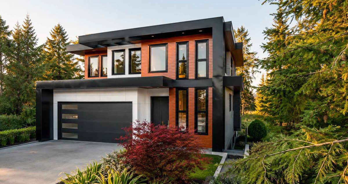 Plan 147072RML: Modern European House Plan Featuring Five Bedrooms and Two-Car Garage - Image #2 - Contemporary, European, Modern