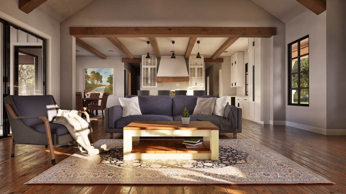 Plan 915063CHP: Hill Country Farmhouse House Plan with 3 Bedrooms and 3-Car Garage - Image #7 - Country, Hill Country, Modern Farmhouse, New American, Transitional