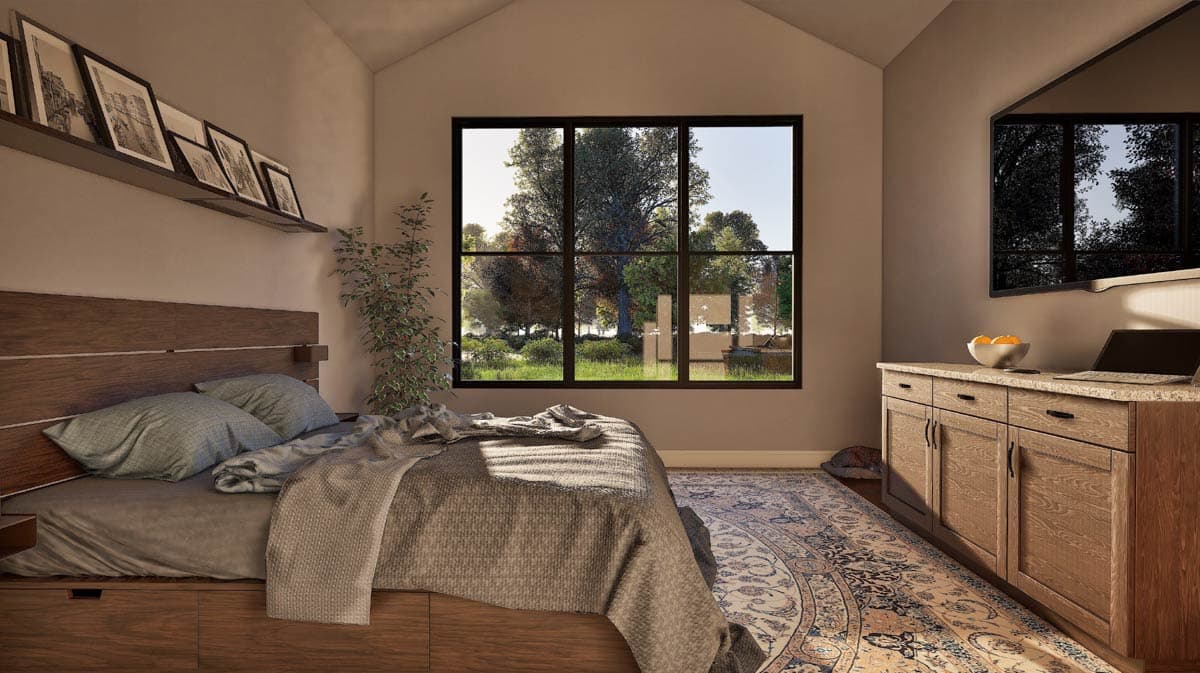 Plan 915063CHP: Hill Country Farmhouse House Plan with 3 Bedrooms and 3-Car Garage - Image #10 - Country, Hill Country, Modern Farmhouse, New American, Transitional