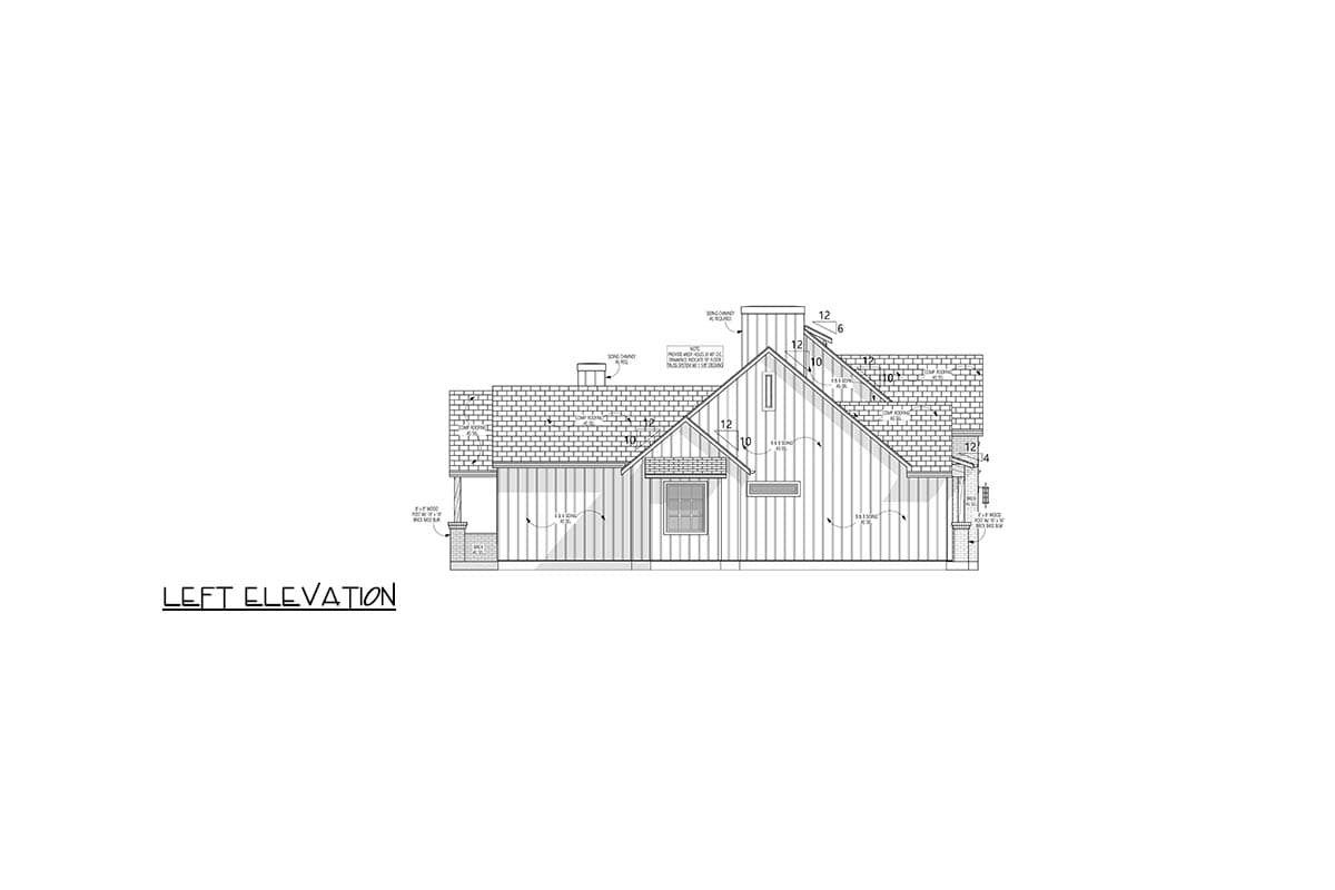 Plan 915063CHP: Hill Country Farmhouse House Plan with 3 Bedrooms and 3-Car Garage - Image #17 - Country, Hill Country, Modern Farmhouse, New American, Transitional