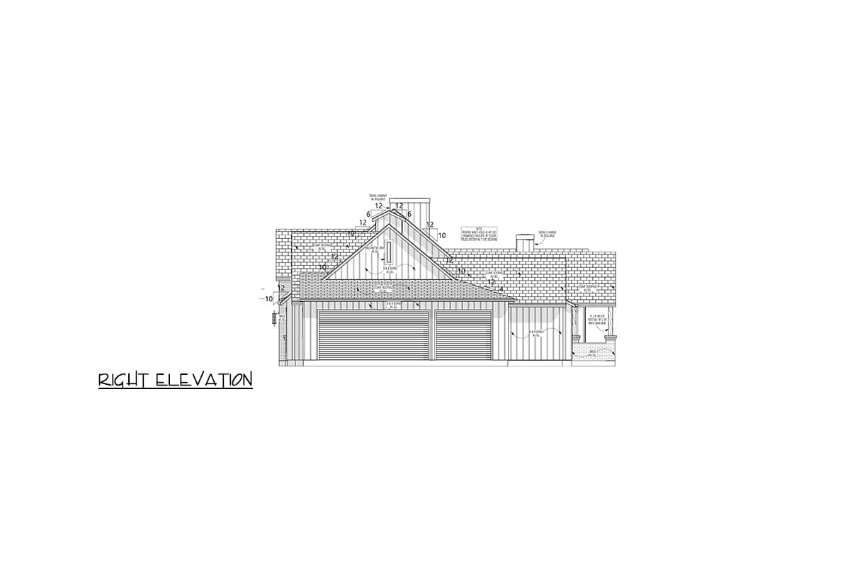 Plan 915063CHP: Hill Country Farmhouse House Plan with 3 Bedrooms and 3-Car Garage - Image #19 - Country, Hill Country, Modern Farmhouse, New American, Transitional