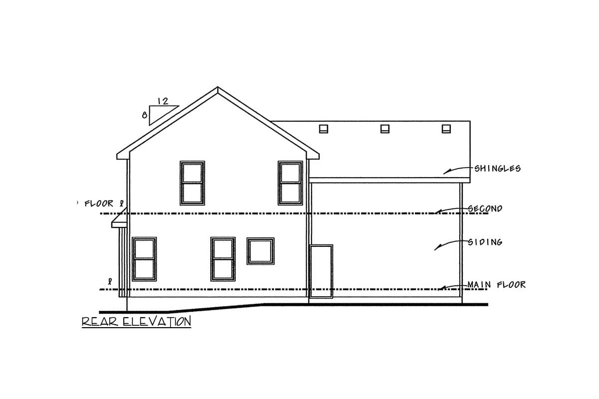 Plan 42762DB: Modern Farmhouse House Plan with Three Bedrooms and Two Car Garage - Image #3 - Farmhouse, New American, Traditional