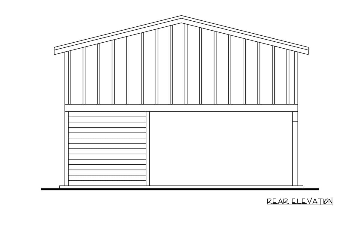 Plan 720189DA: Carport House Plan with Functional Storage Space - Image #3 - Country, Traditional